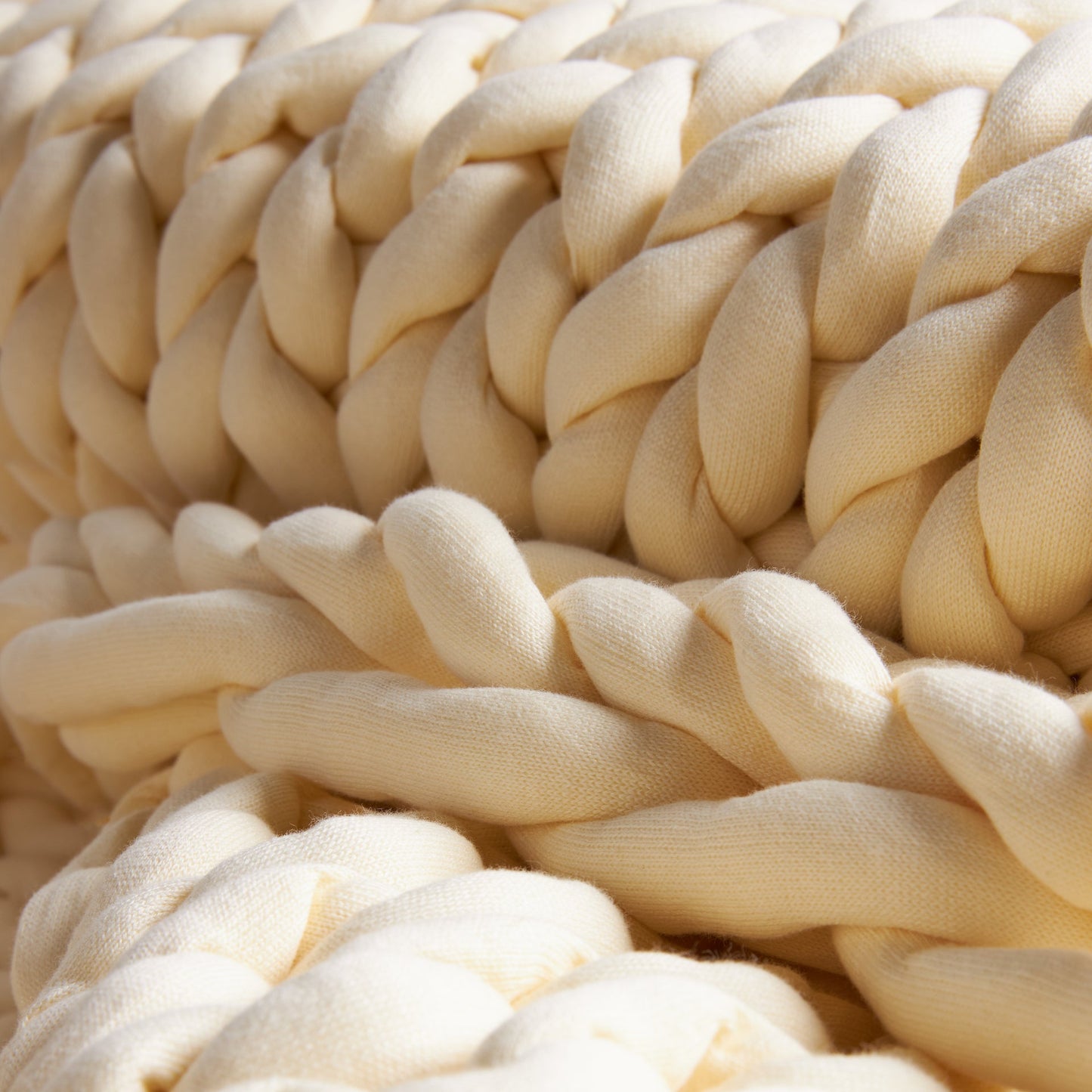 Chunky Knit Organic Weighted Blanket by Italic