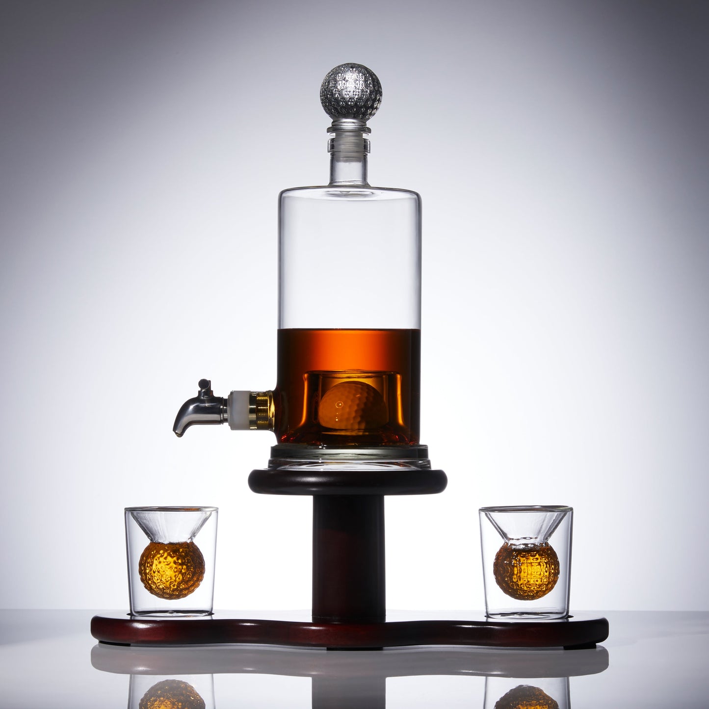 Golf Themed Whiskey Decanter Set