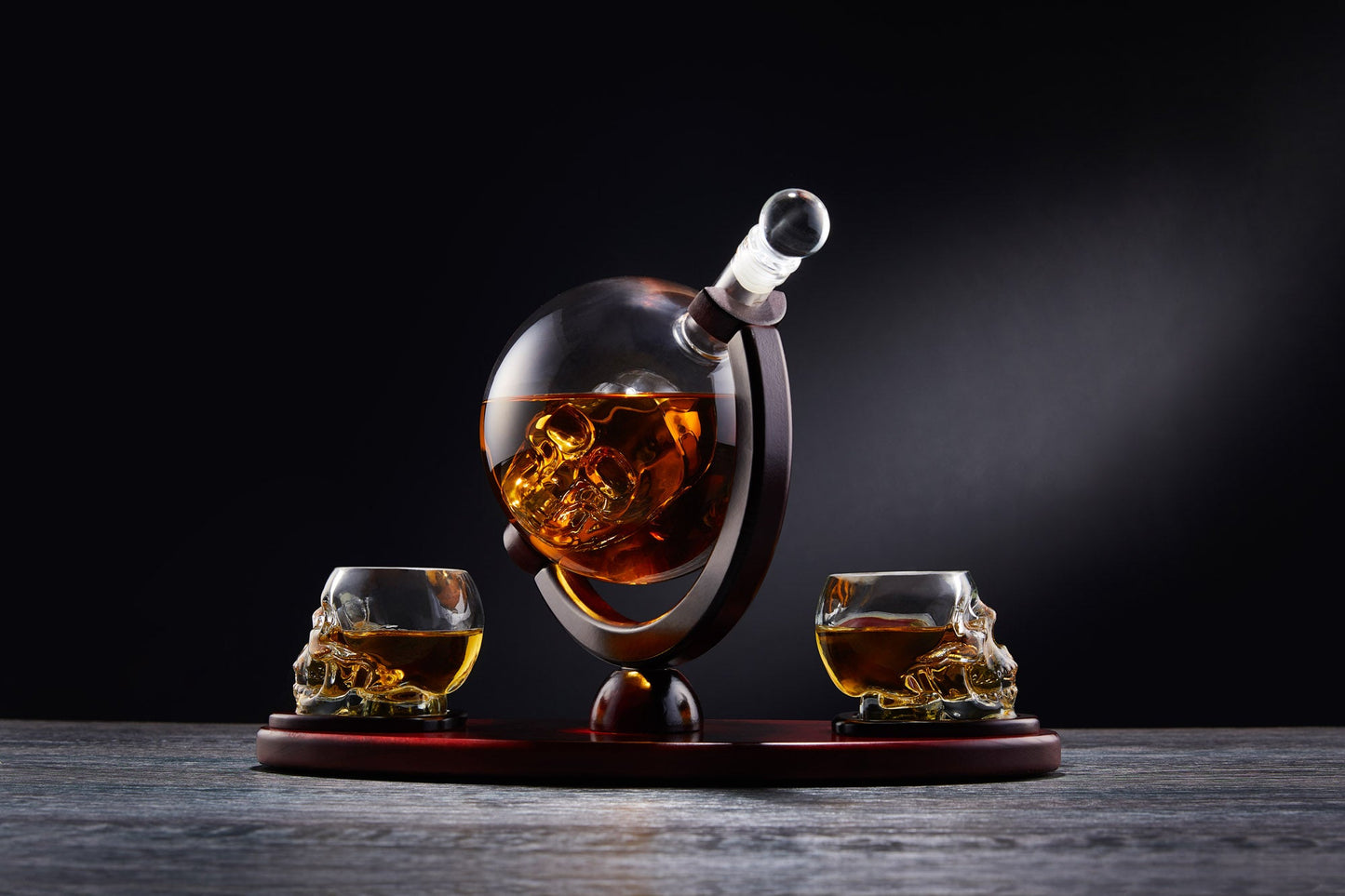 Skull Whiskey Decanter Set