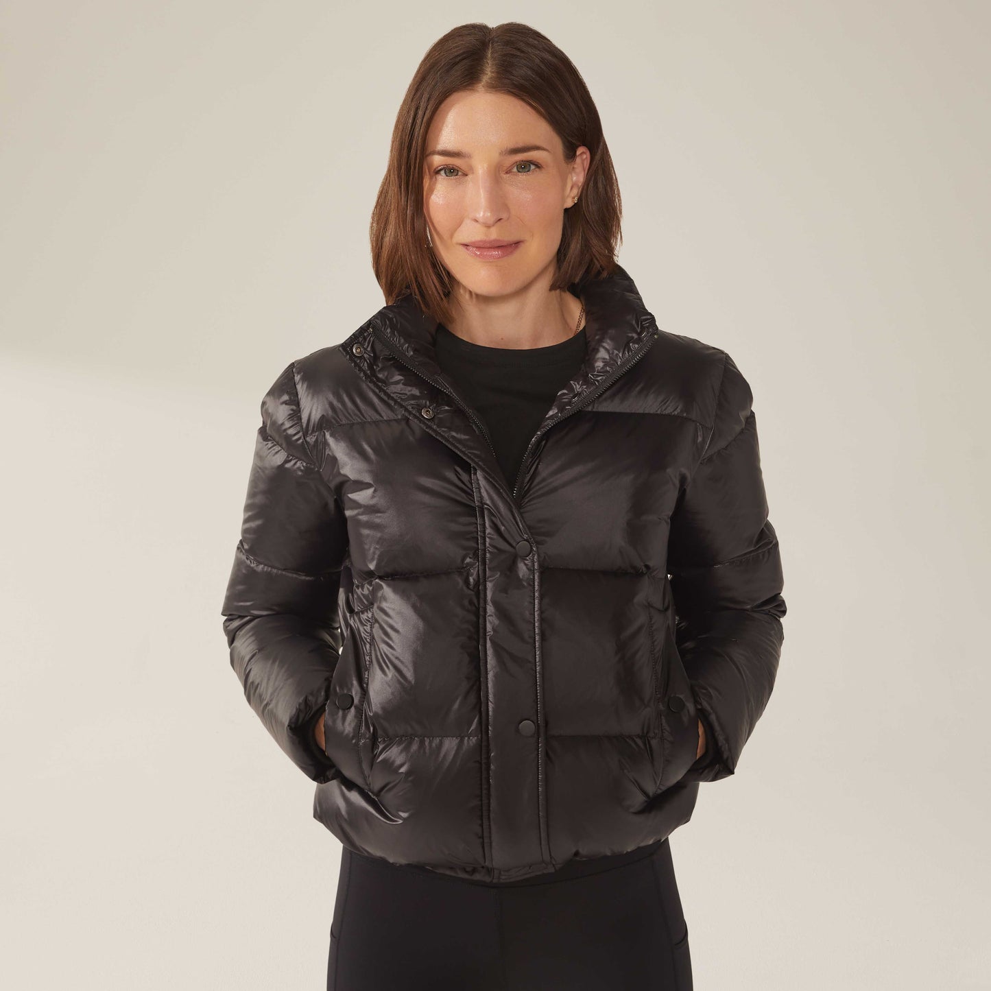Adeline Hooded Down Puffer Jacket by Italic