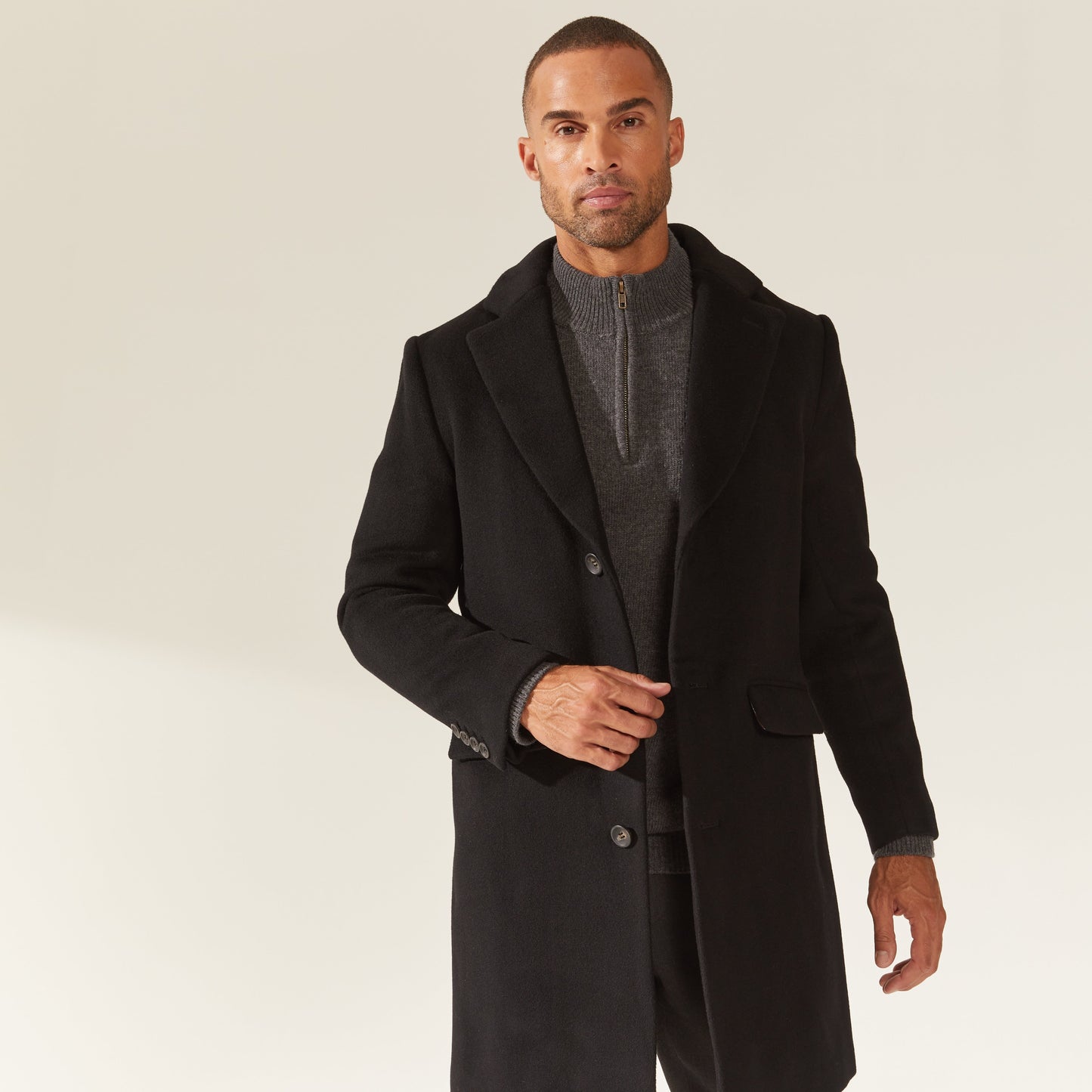 Elias Cashmere-Wool Car Coat by Italic