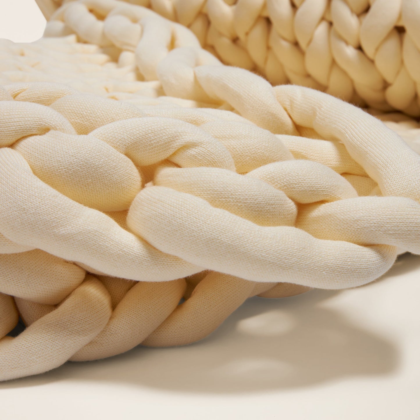 Chunky Knit Organic Weighted Blanket by Italic