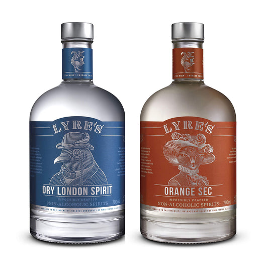Lyre's Fragrant Orange Tom Collins - Non-Alcoholic Set (Pack of 2) | Dry London & Orange Sec