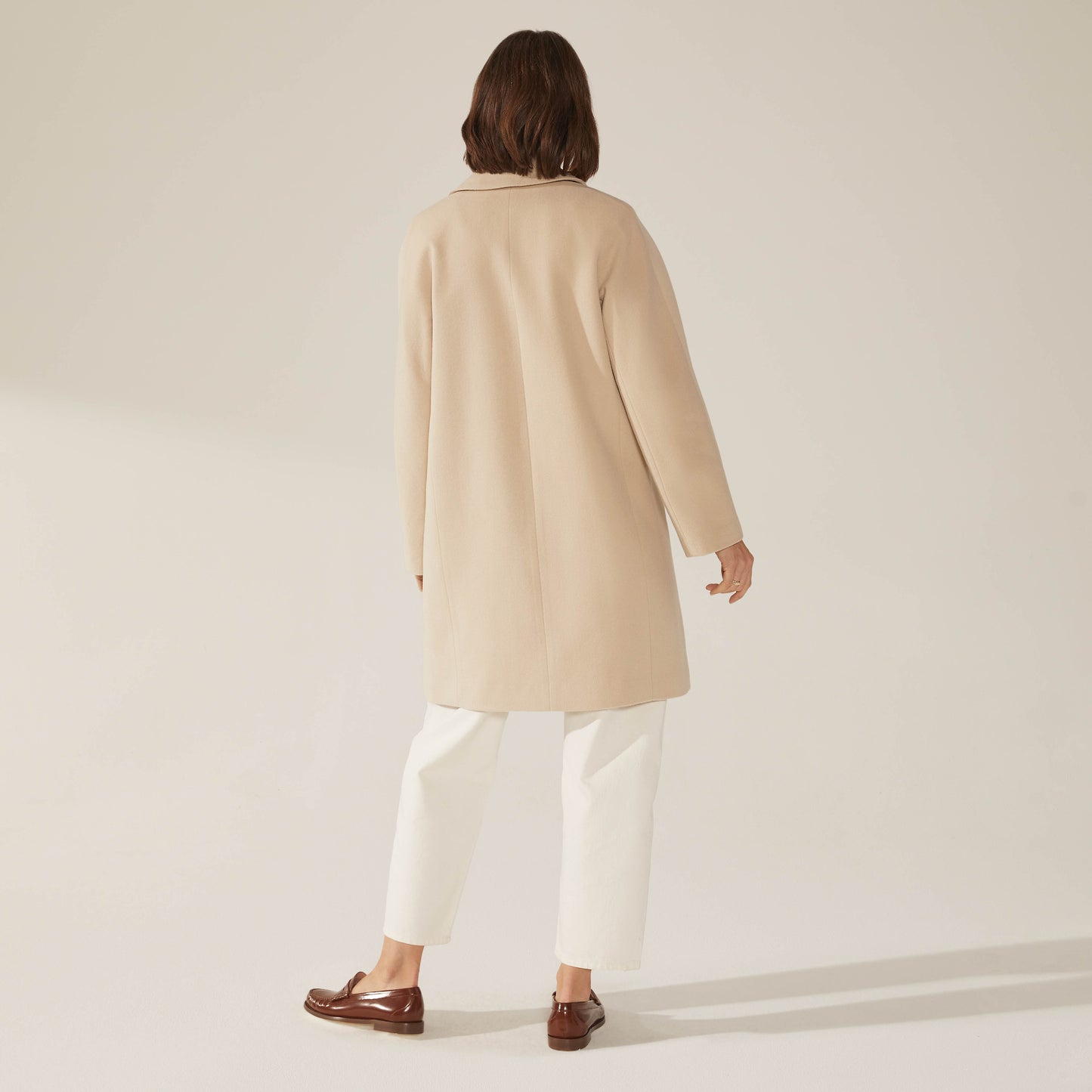Risa Cashmere-Wool Button Down Coat by Italic