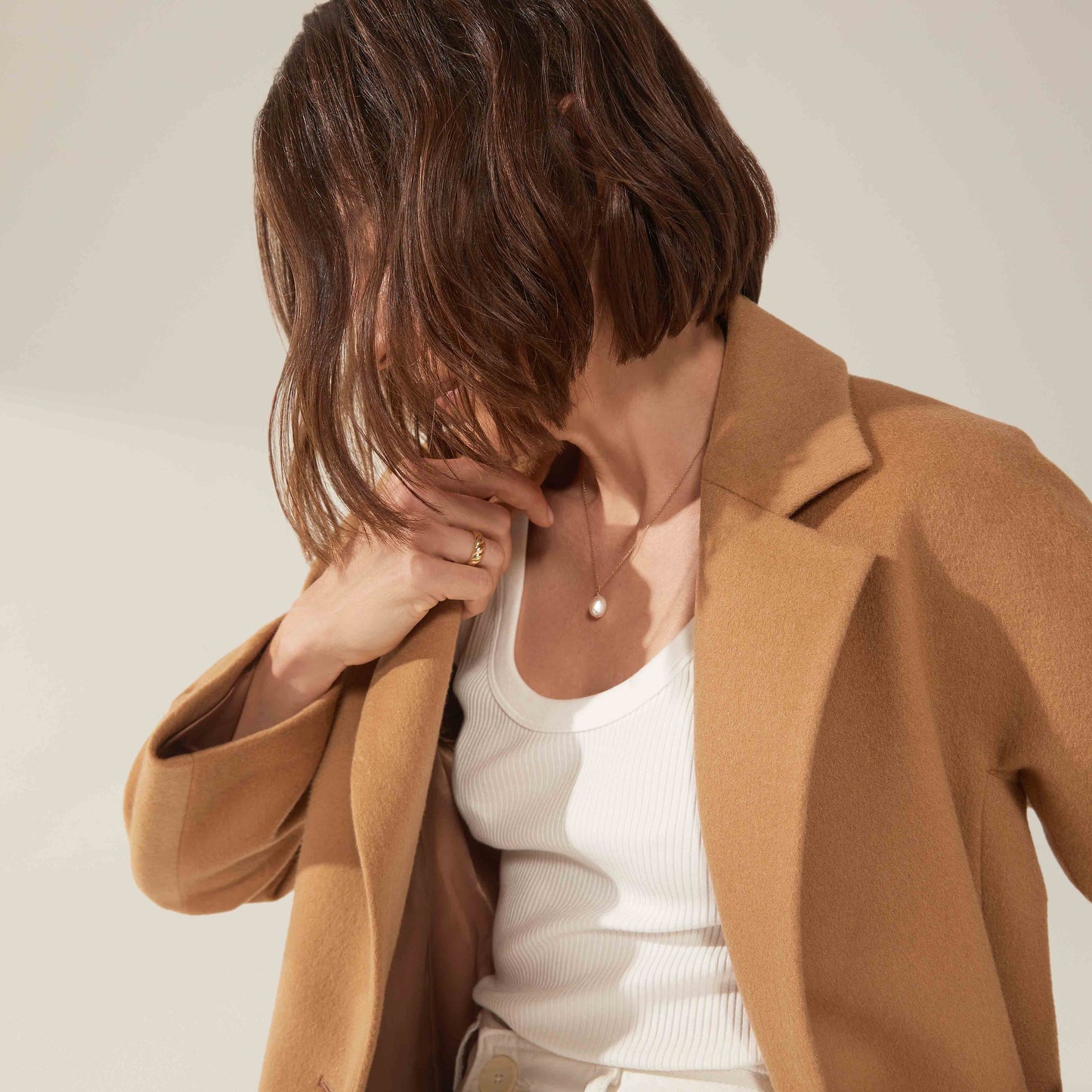 Risa Cashmere-Wool Button Down Coat by Italic