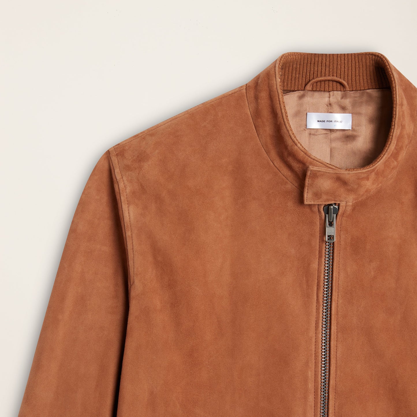 Chase Suede Bomber Jacket by Italic