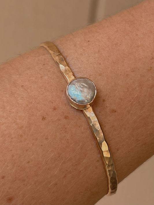 Baroque Pearl Bangle