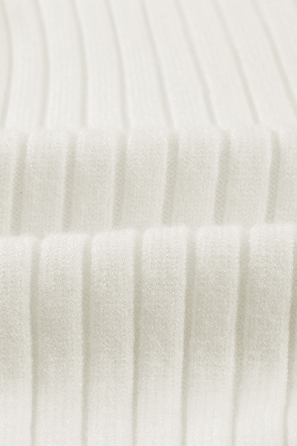 Beige Wrap V Neck Lantern Sleeve Textured Sweater by BYNES NEW YORK | Apparel & Accessories
