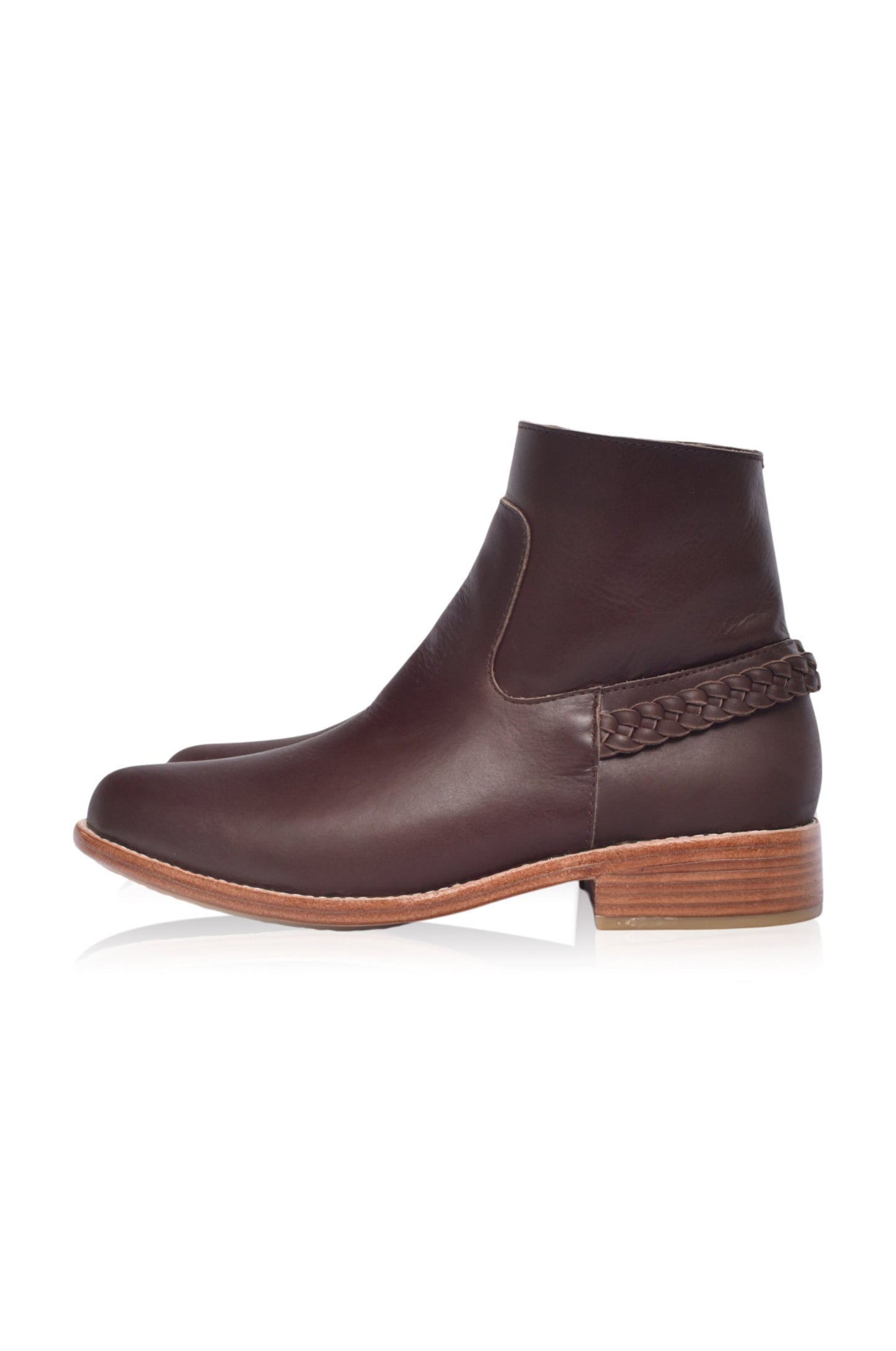Alexa Ankle Leather Boots by ELF