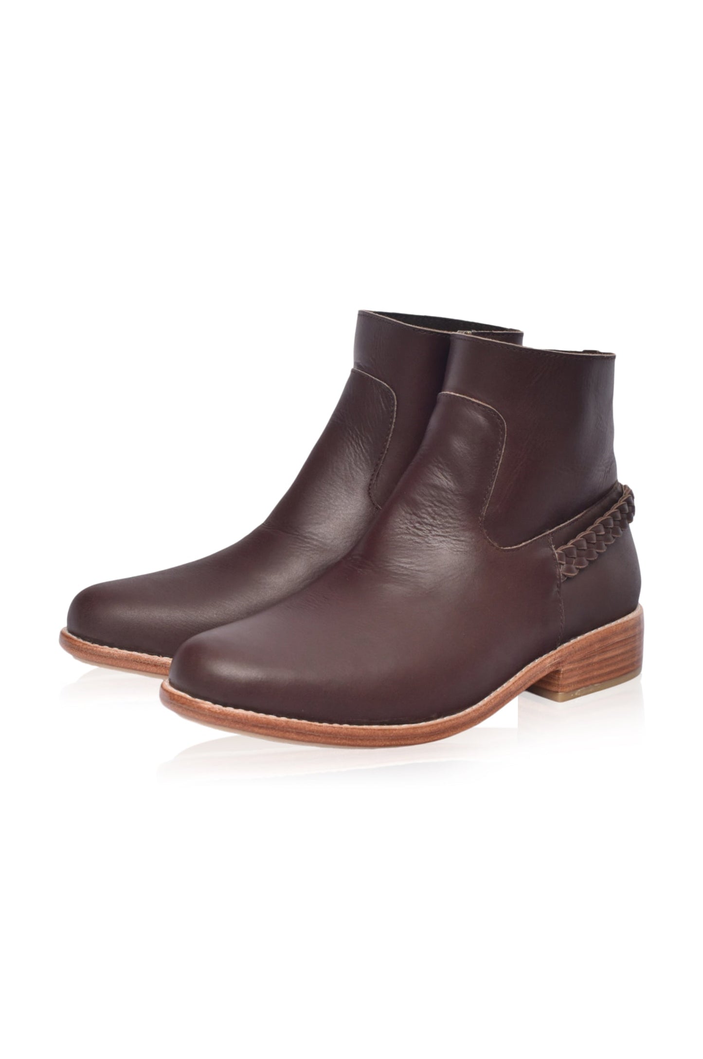Alexa Ankle Leather Boots by ELF