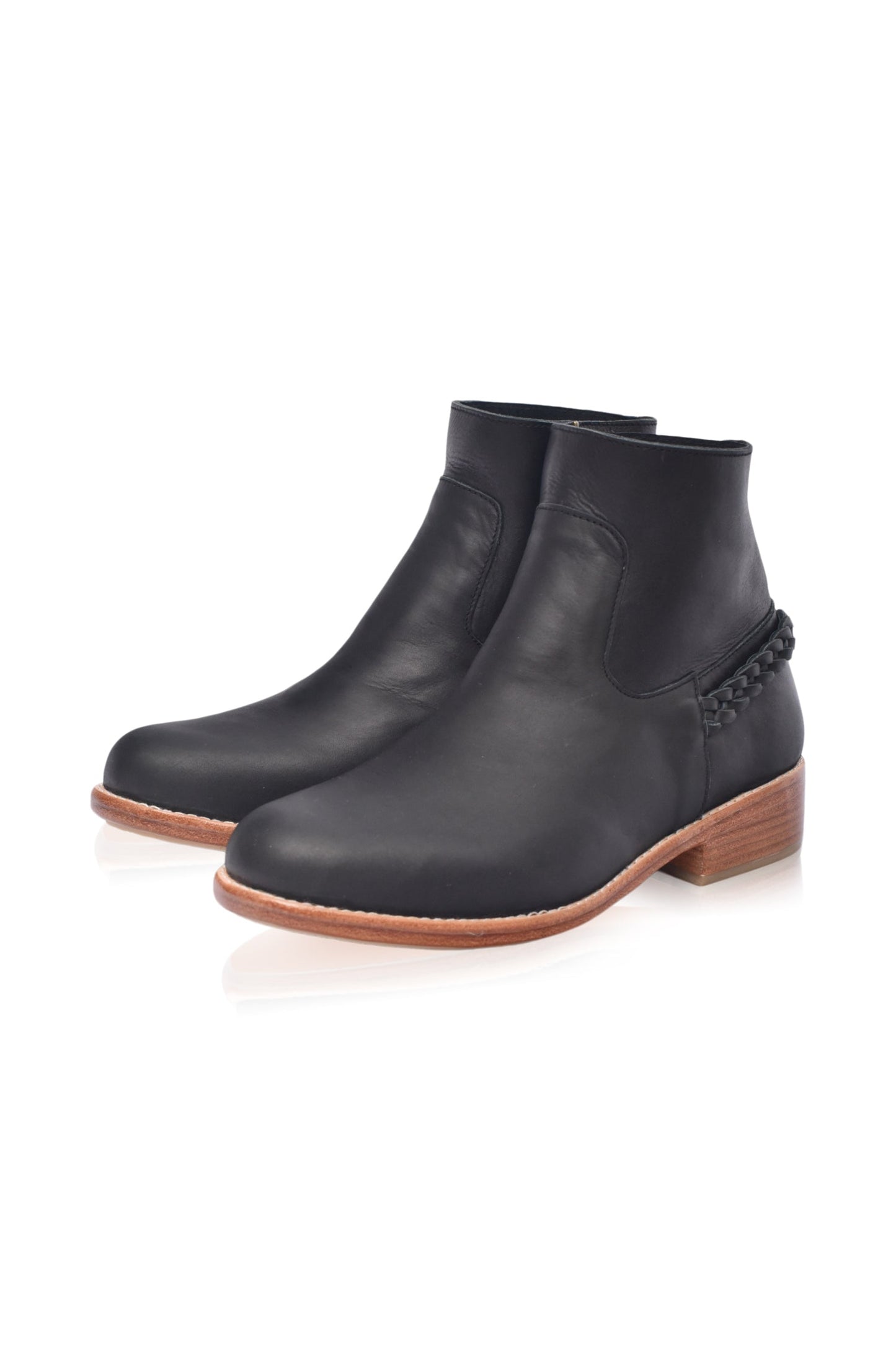 Alexa Ankle Leather Boots by ELF