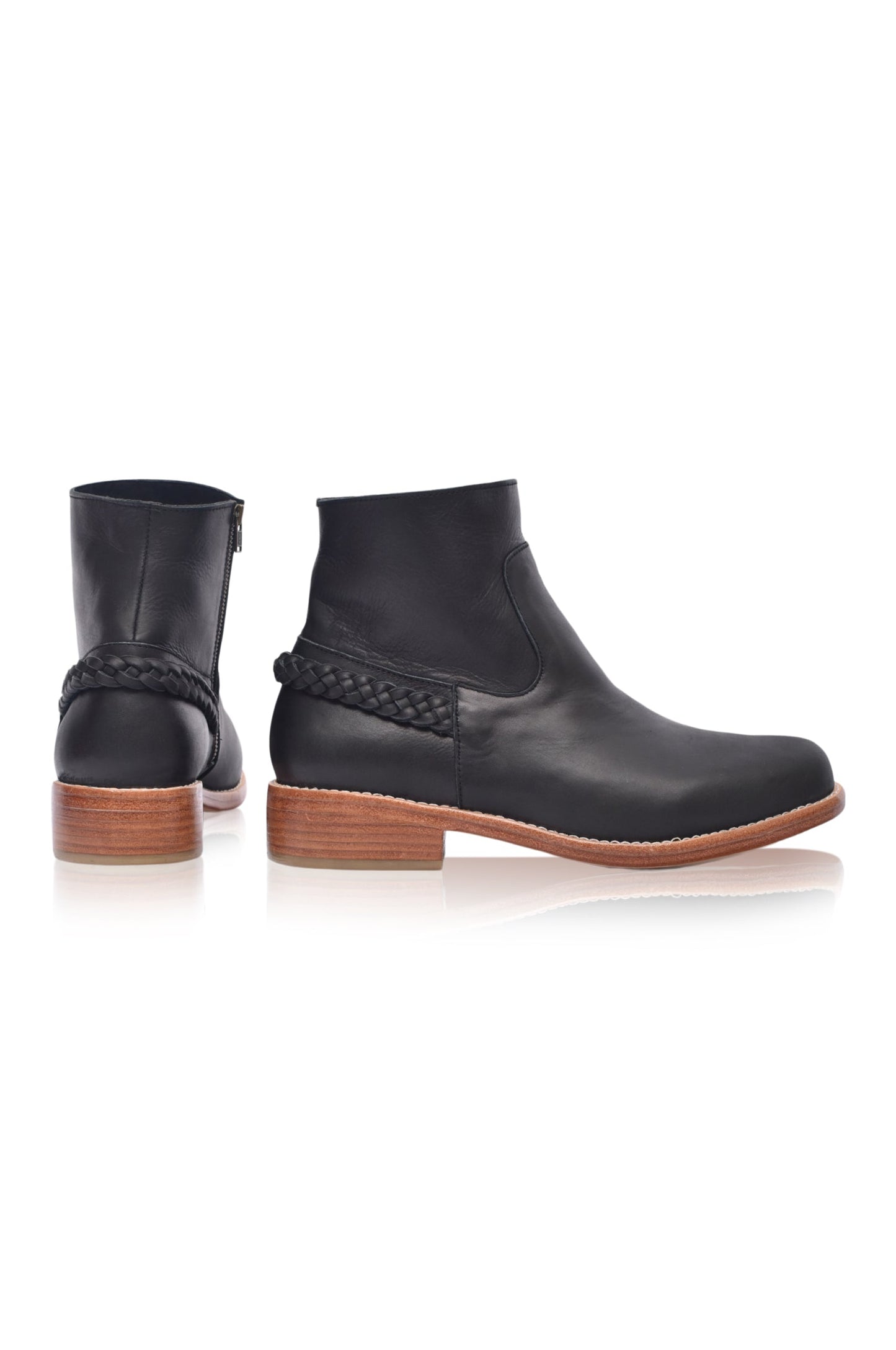 Alexa Ankle Leather Boots by ELF