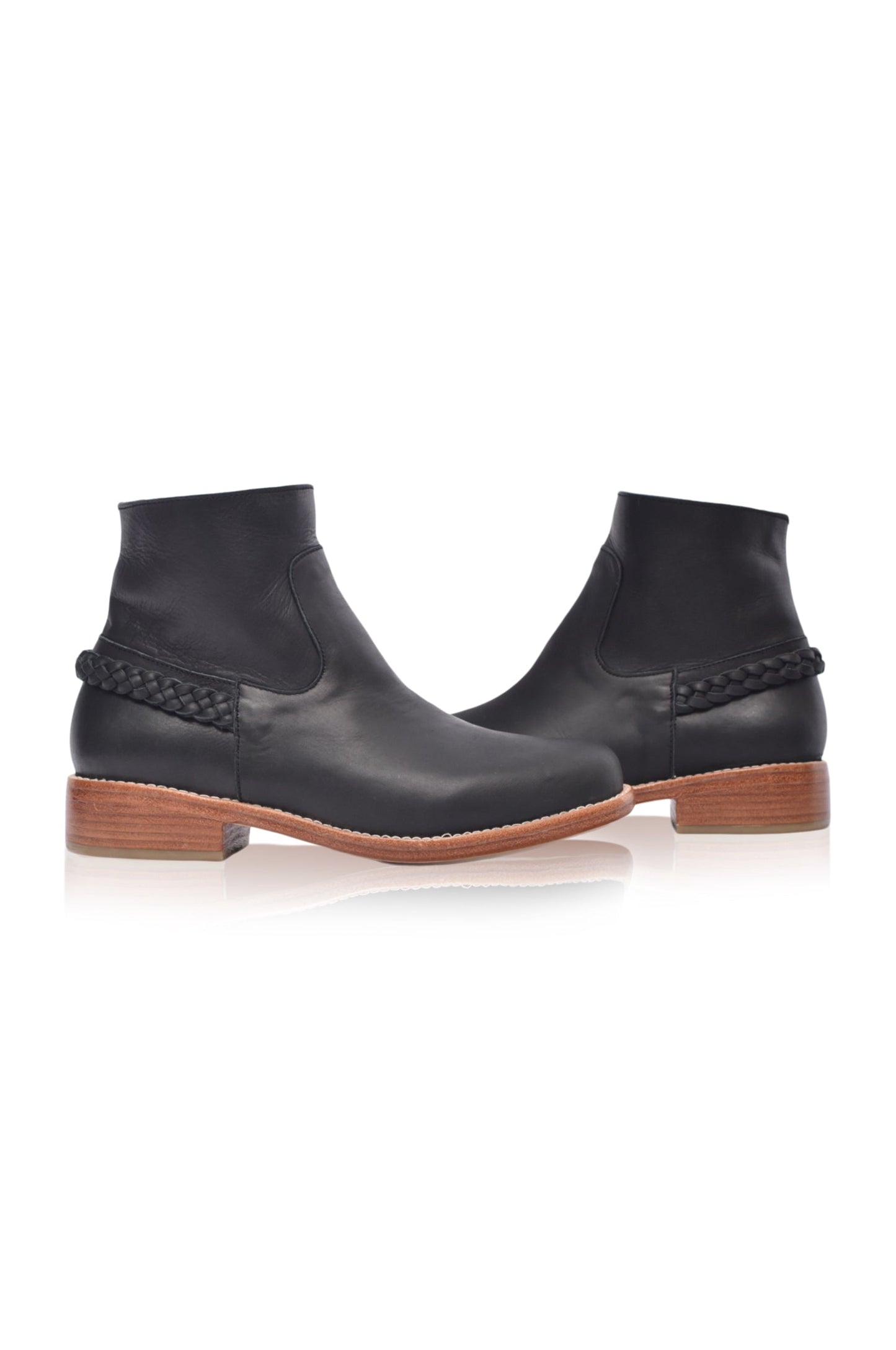 Alexa Ankle Leather Boots by ELF