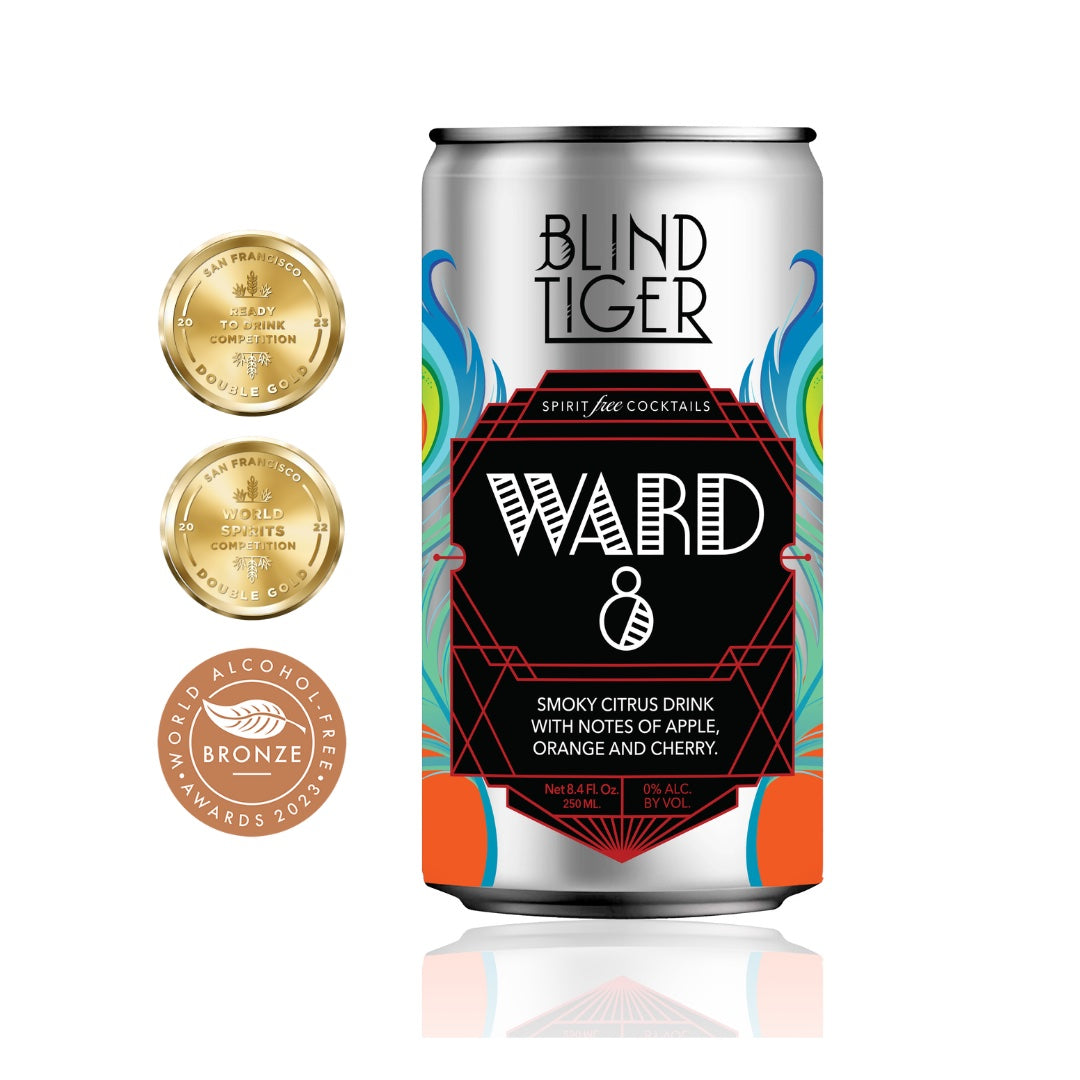 Ward 8 Slim Can 4-pack (33.6oz) by Blind Tiger Spirit-Free