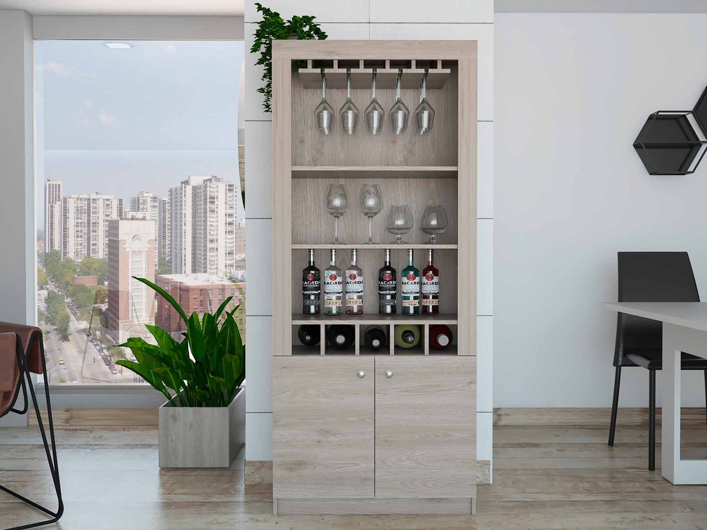 New York  Bar Cabinet