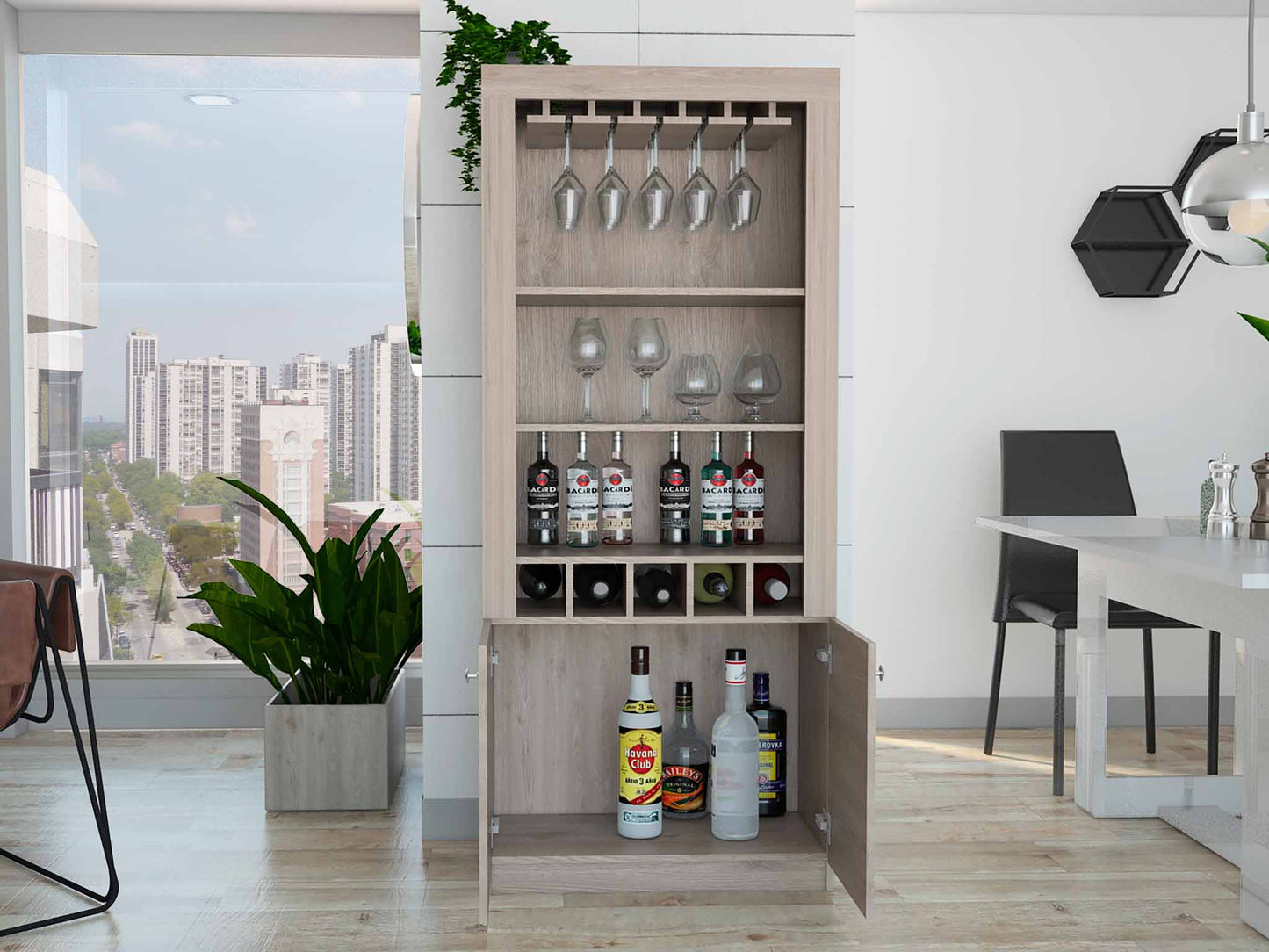 New York  Bar Cabinet