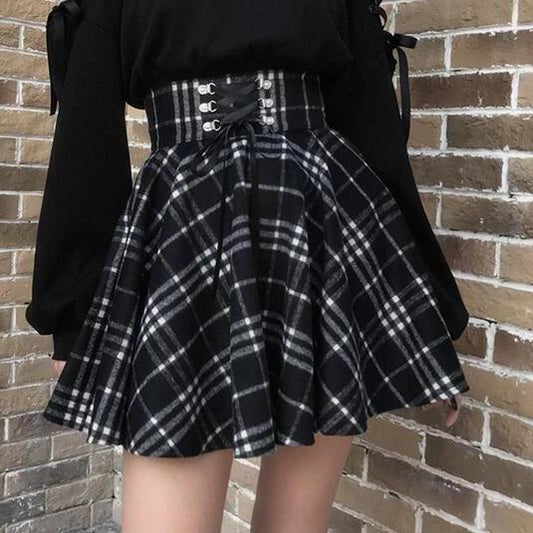 Ash's Plaid Skirt by The Cursed Closet