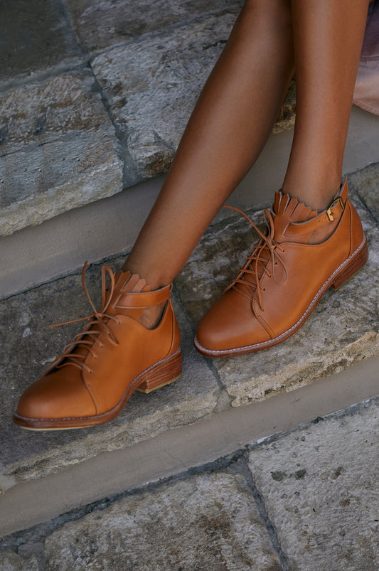 Boston Leather Oxfords by ELF