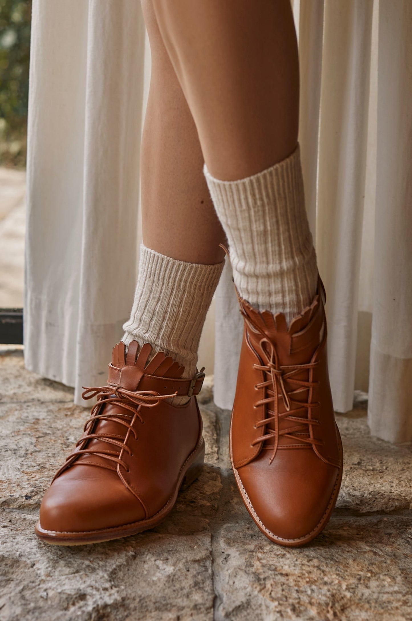 Boston Leather Oxfords by ELF