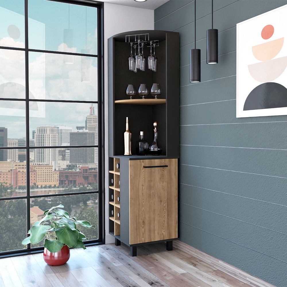 Leah Corner Bar Cabinet