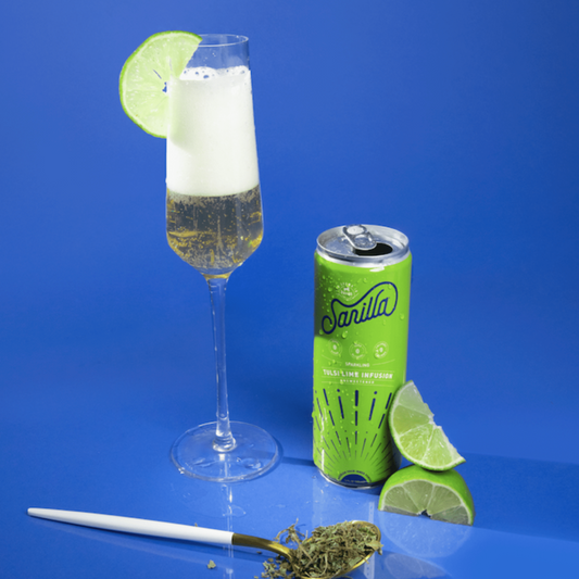 Tulsi Lime Sarilla Sparkling Botanical by Drink Sarilla