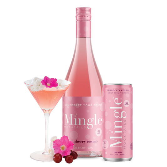 Mingle Mocktails Cranberry Cosmo- Non Alcoholic Beverages