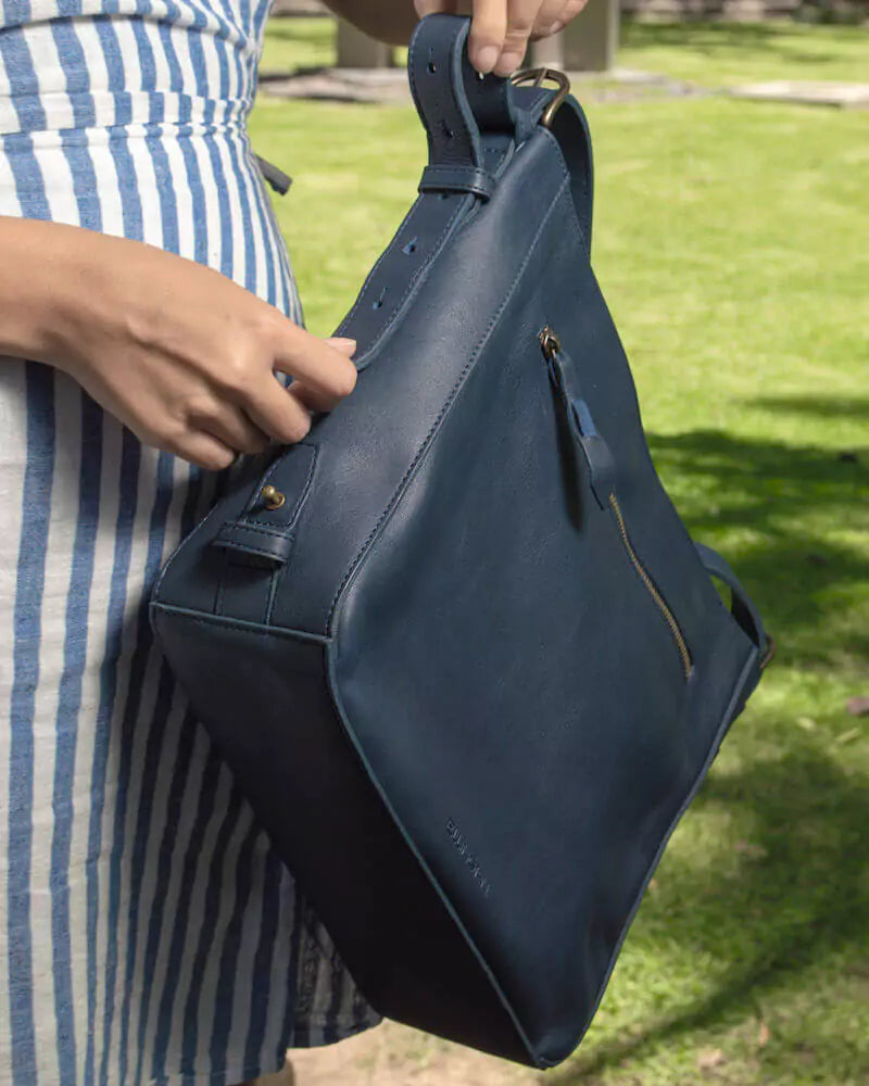Ellington Leather Hobo w/ Zippered Pouch by Mission Mercantile Leather Goods