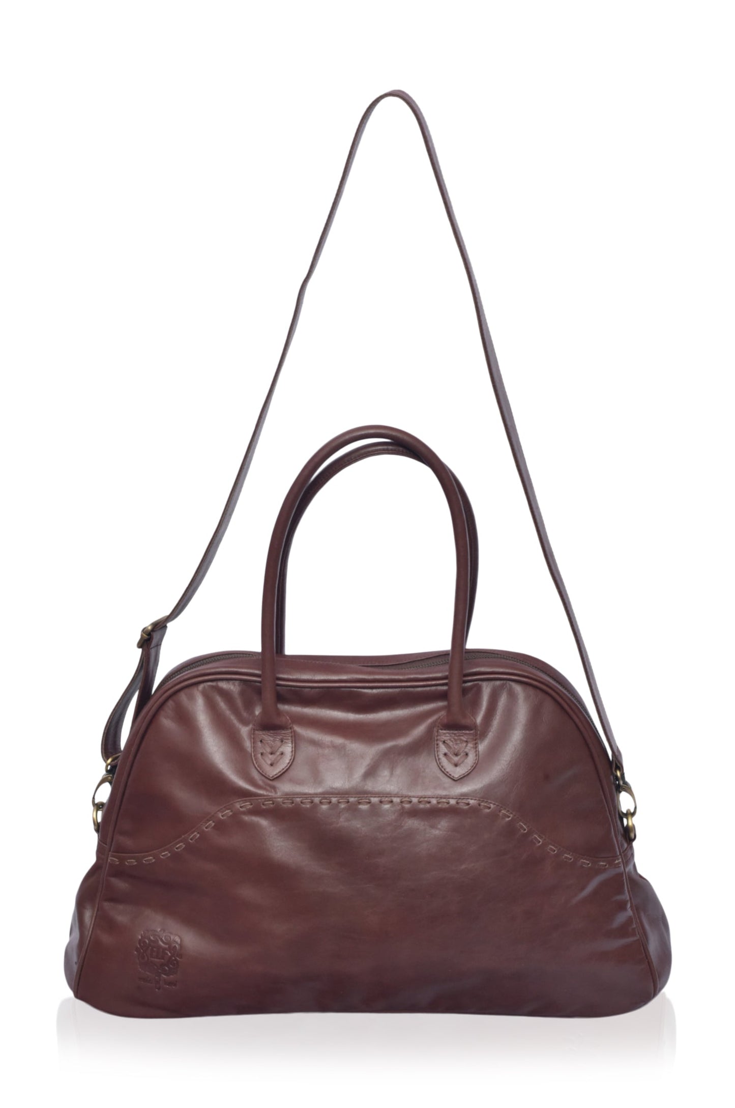 Figaro Leather Weekend Bag by ELF