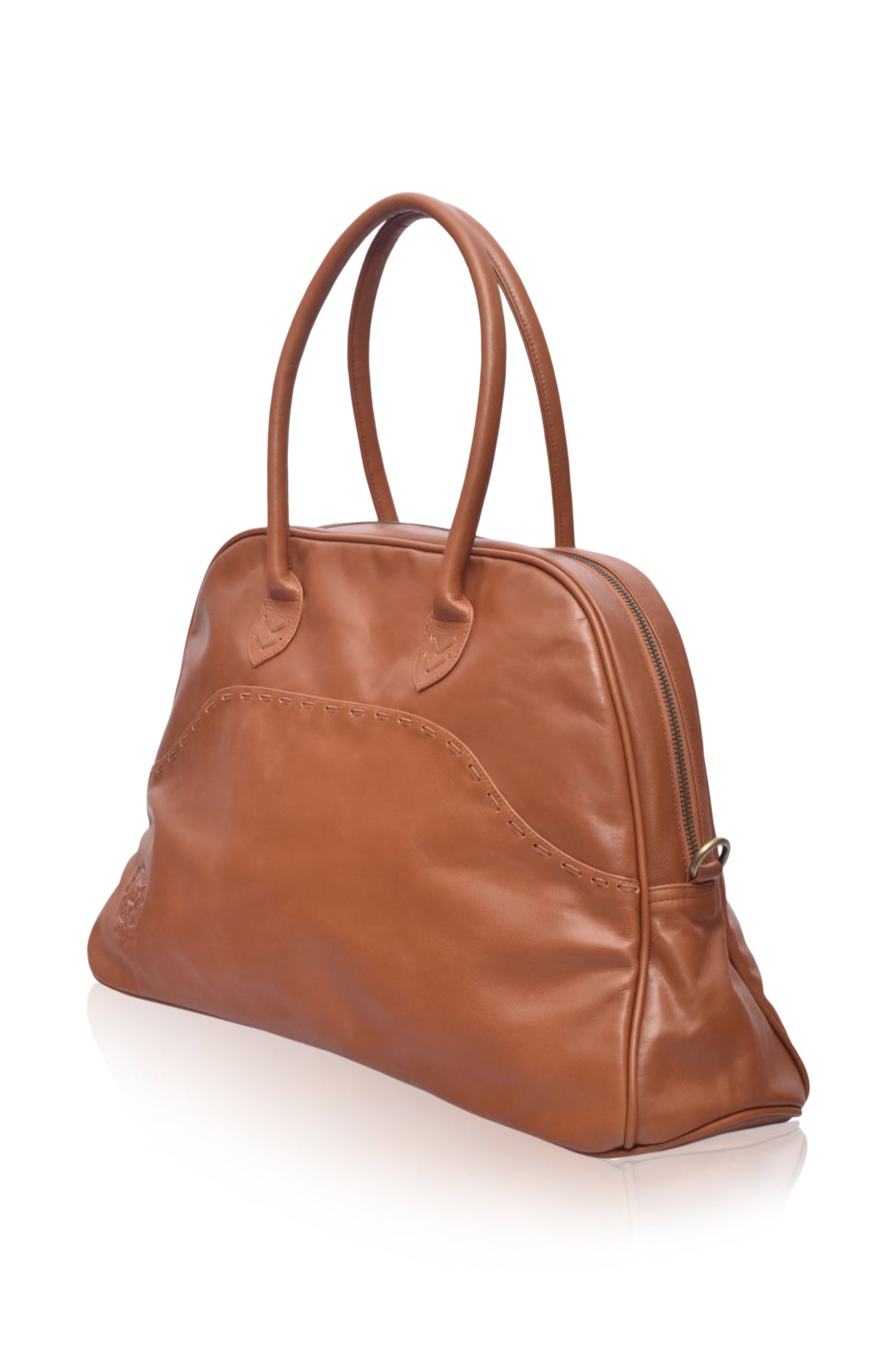 Figaro Leather Weekend Bag by ELF