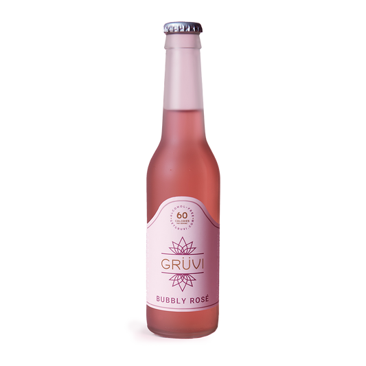 Alcohol-Free Bubbly Rosé by Grüvi