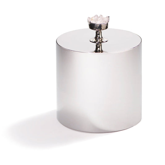 Hospitality Ice Bucket, Silver & Crystal by ANNA - B2B