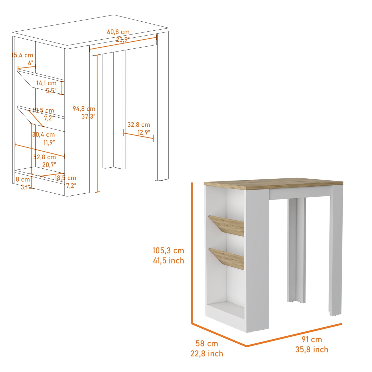 Cecil Bar Cart