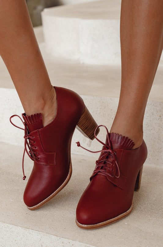 Lyon Lace-up Leather Oxfords by ELF