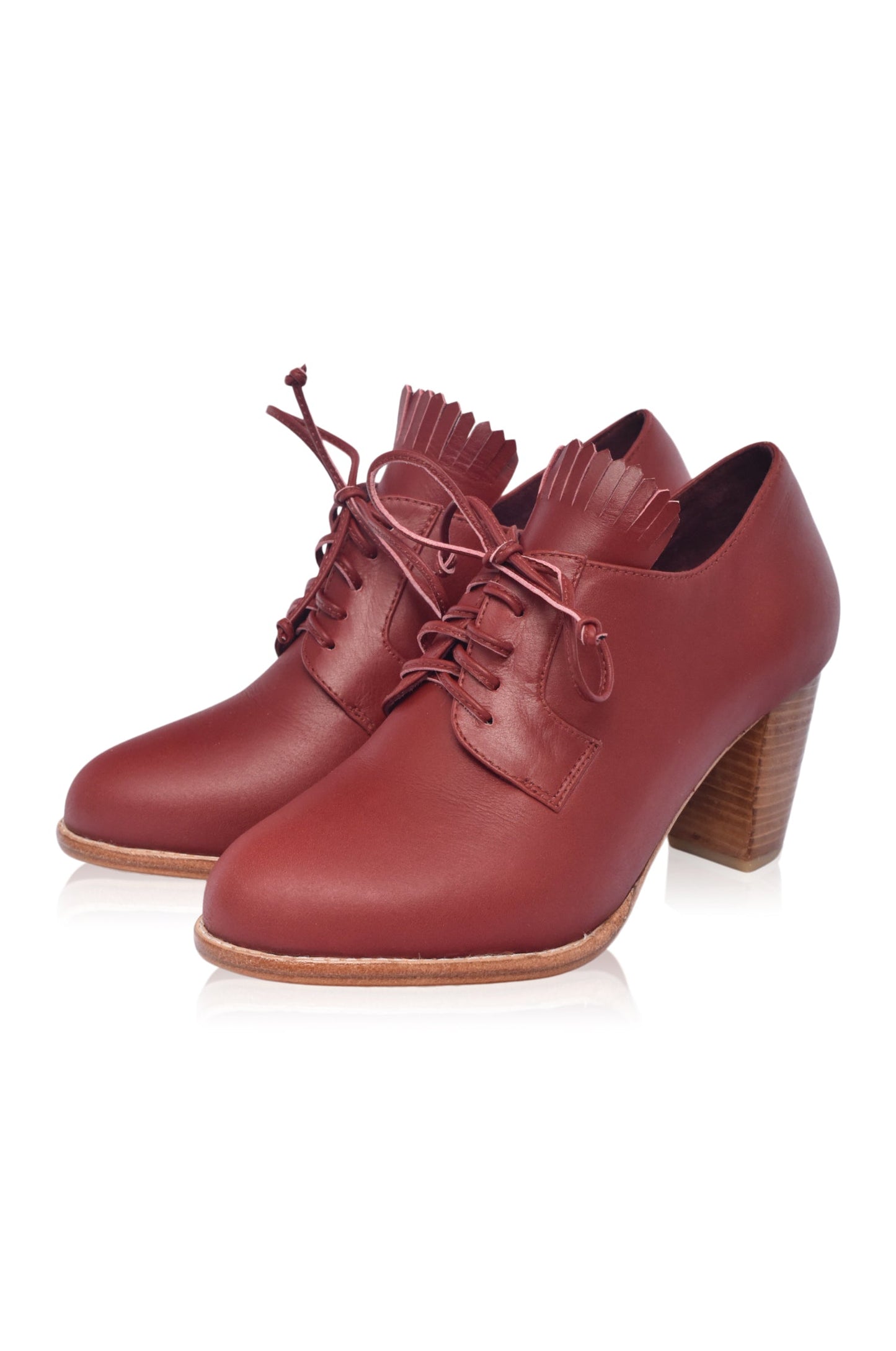 Lyon Lace-up Leather Oxfords by ELF