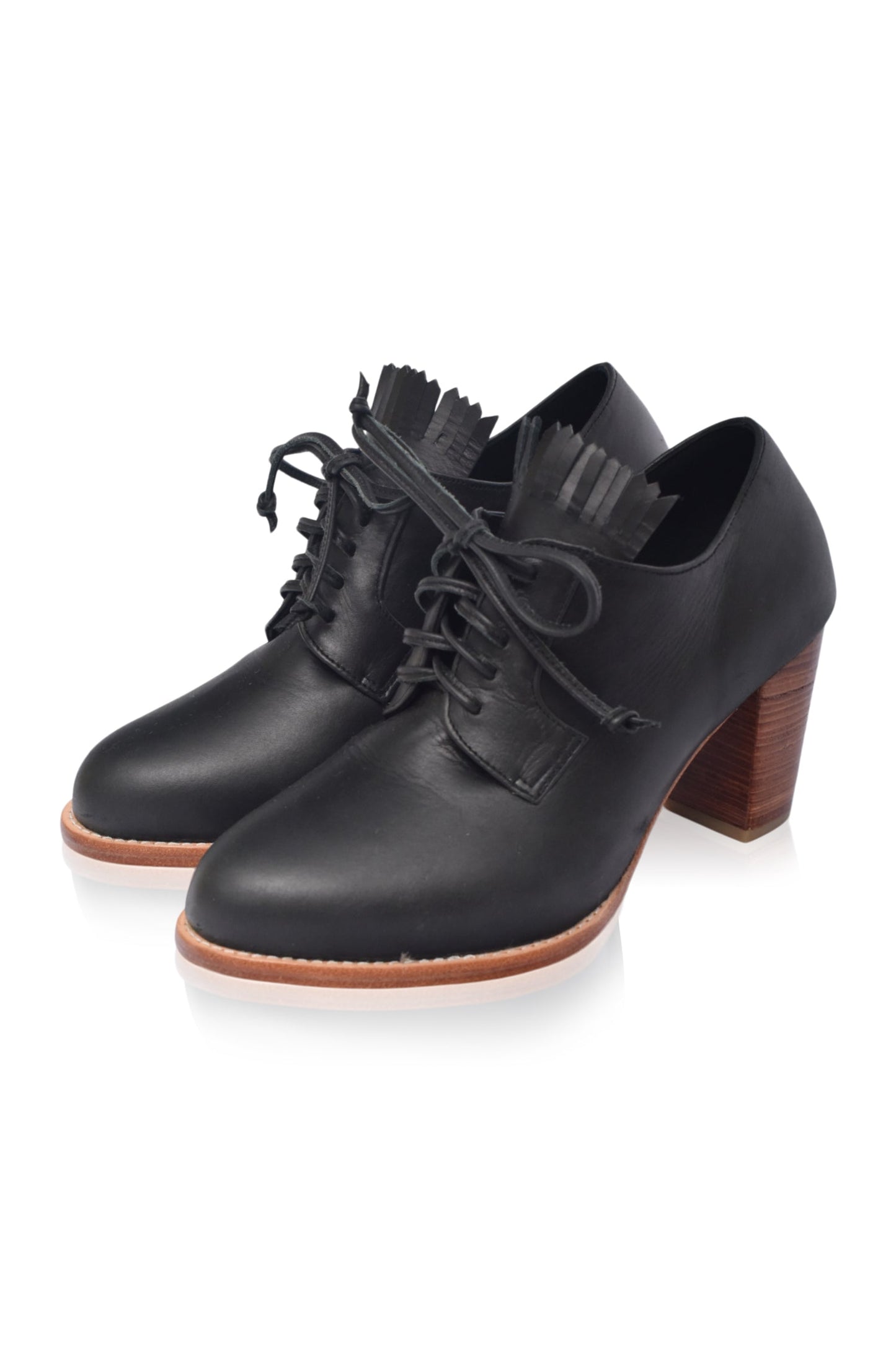 Lyon Lace-up Leather Oxfords by ELF