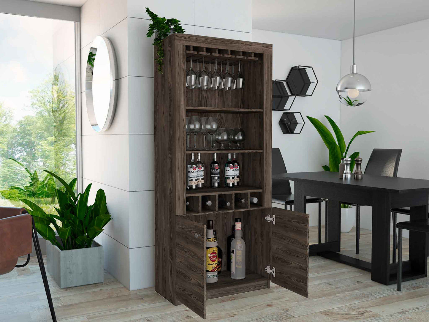 New York  Bar Cabinet