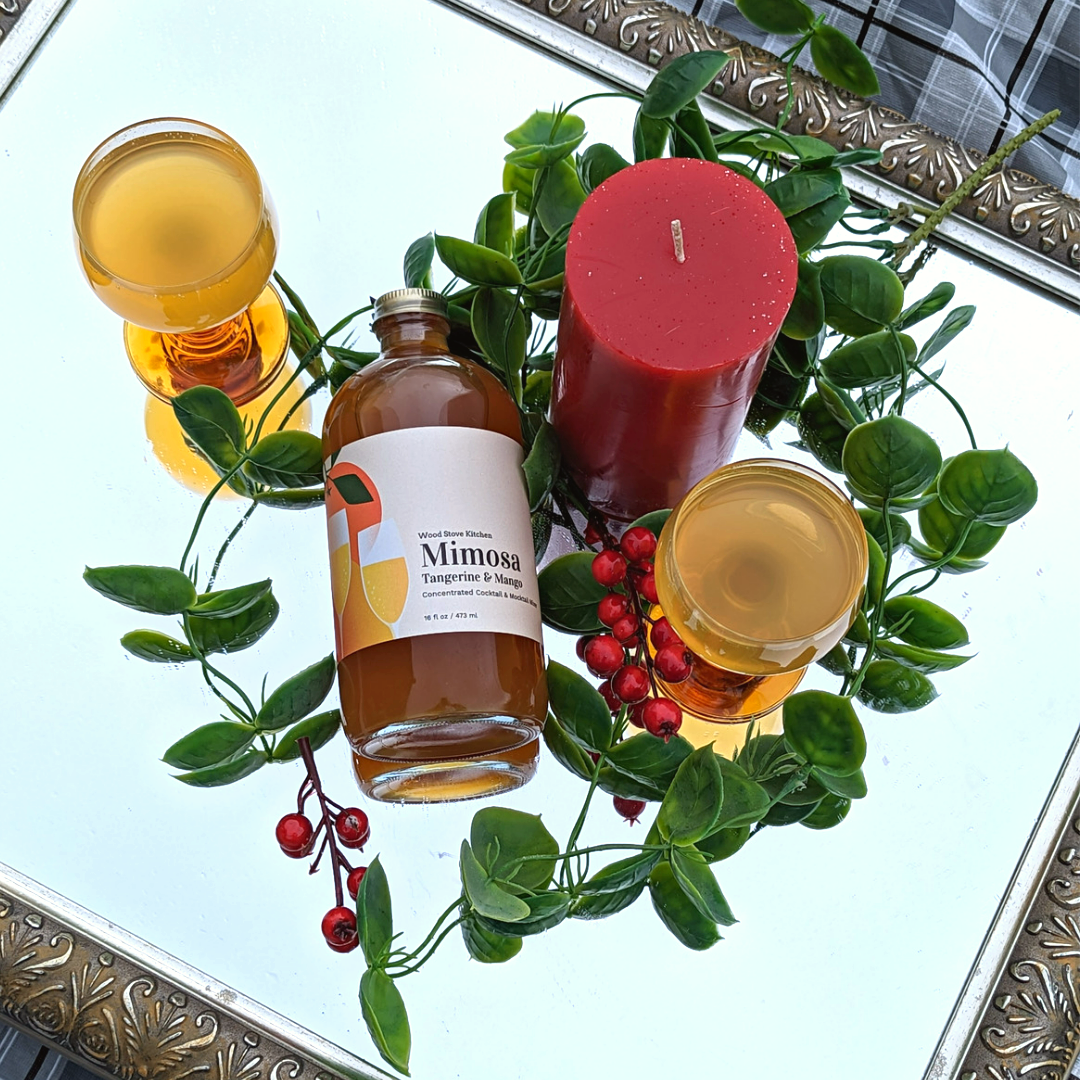 Mimosa Mixer with Tangerine & Mango, 16 fl oz by Wood Stove Kitchen