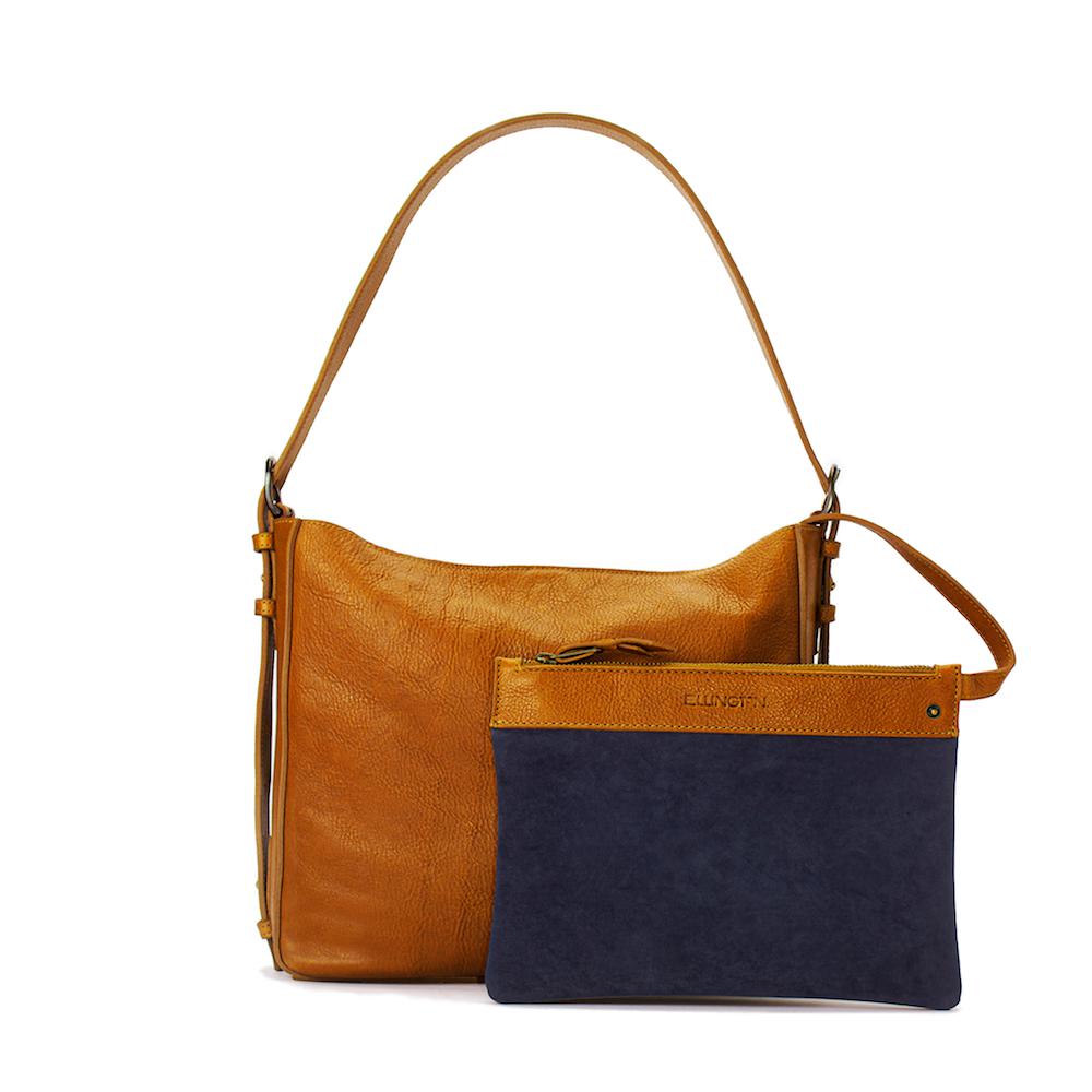 Ellington Leather Hobo w/ Zippered Pouch by Mission Mercantile Leather Goods