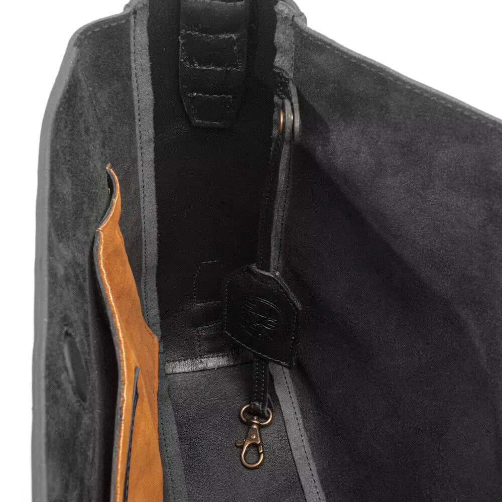 Ellington Leather Hobo w/ Zippered Pouch by Mission Mercantile Leather Goods