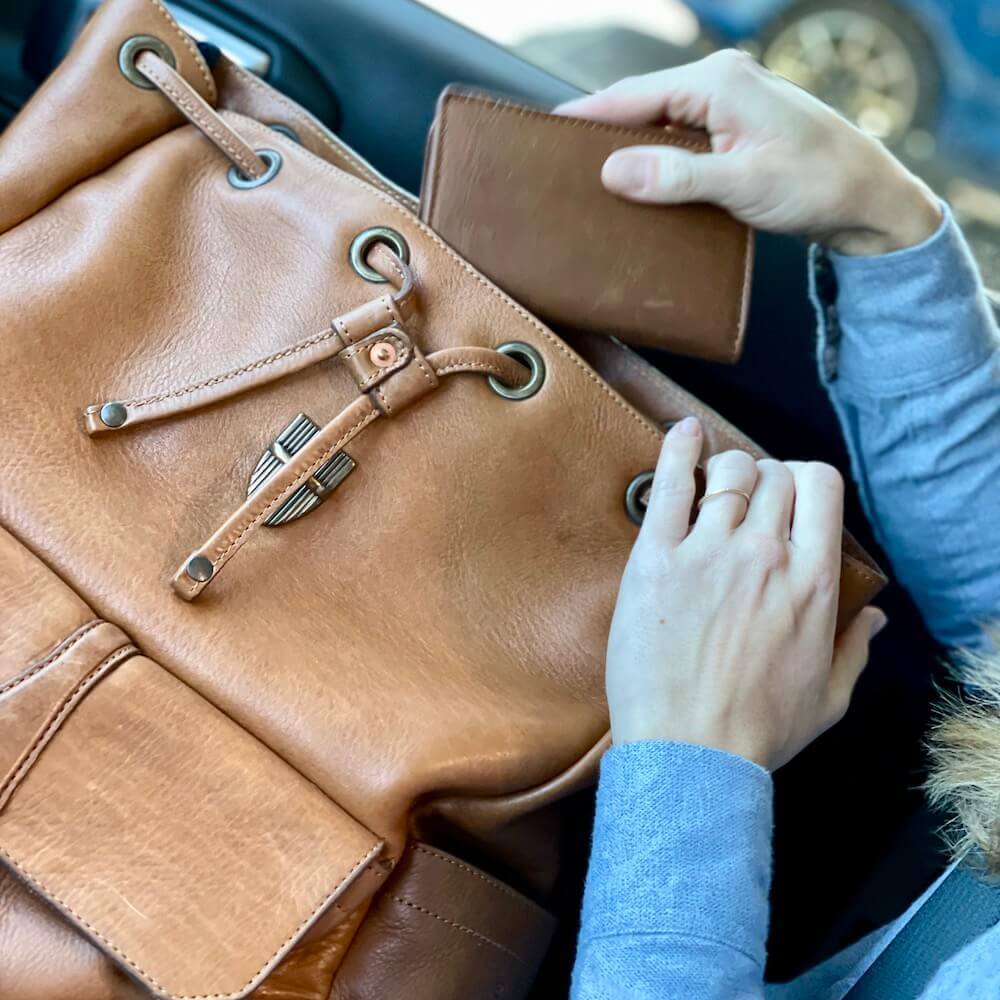 Ellington Leather Backpack by Mission Mercantile Leather Goods
