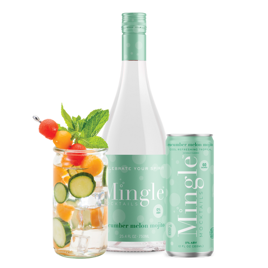 Mingle Mocktails Cucumber Melon Mojito- Non Alcoholic Beverages