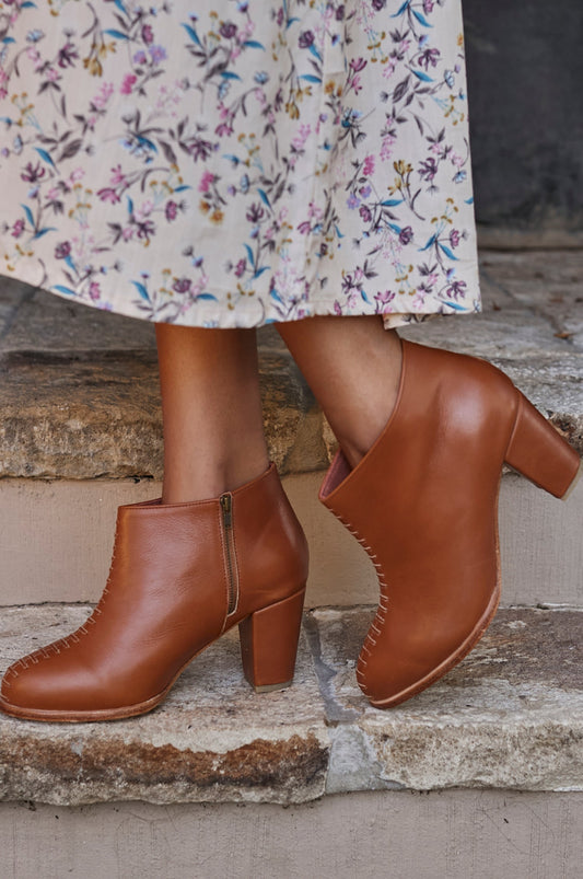 Monte Carlo Leather Booties by ELF