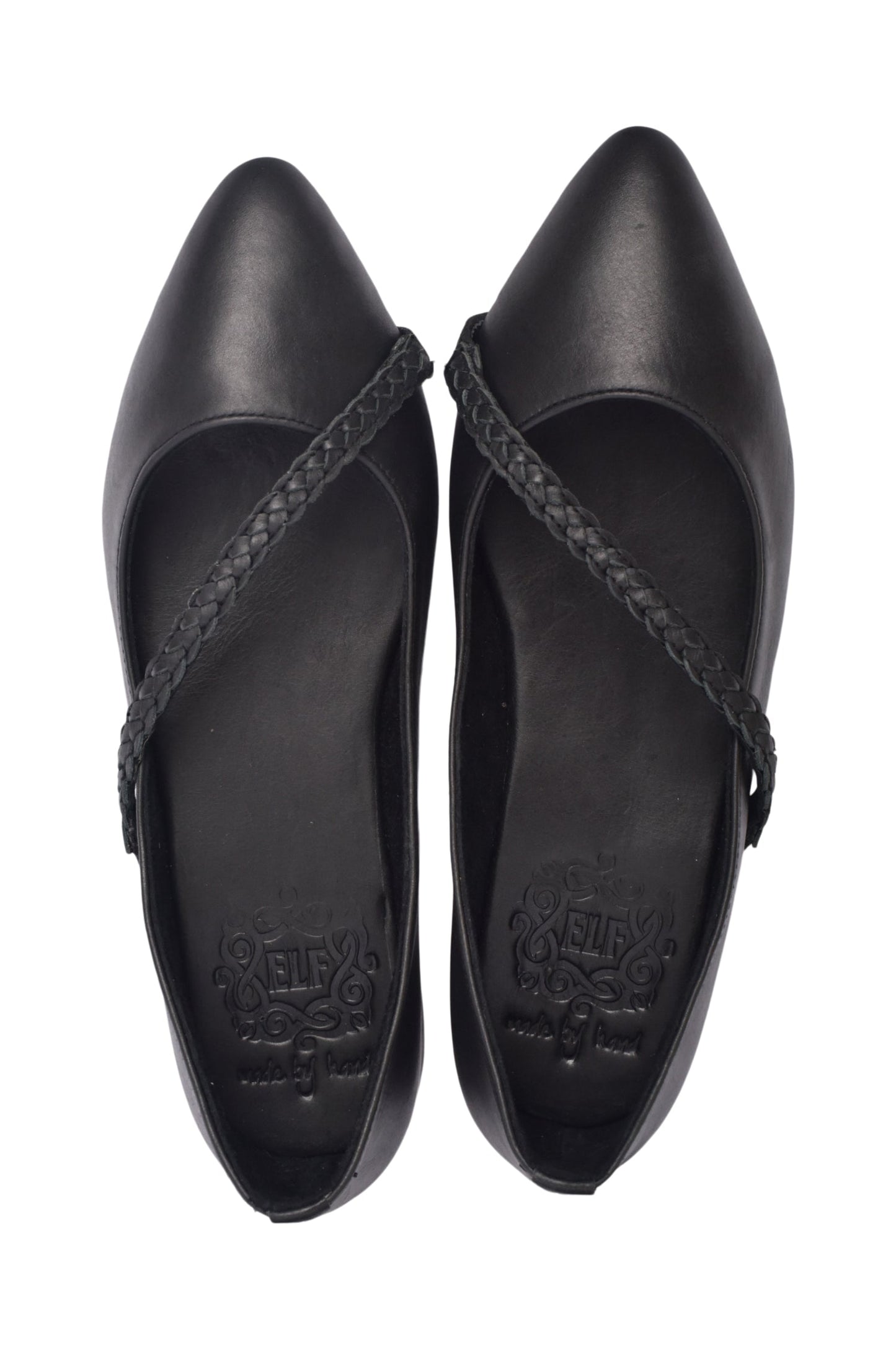 Orenda Elegant Leather Ballet Flats by ELF