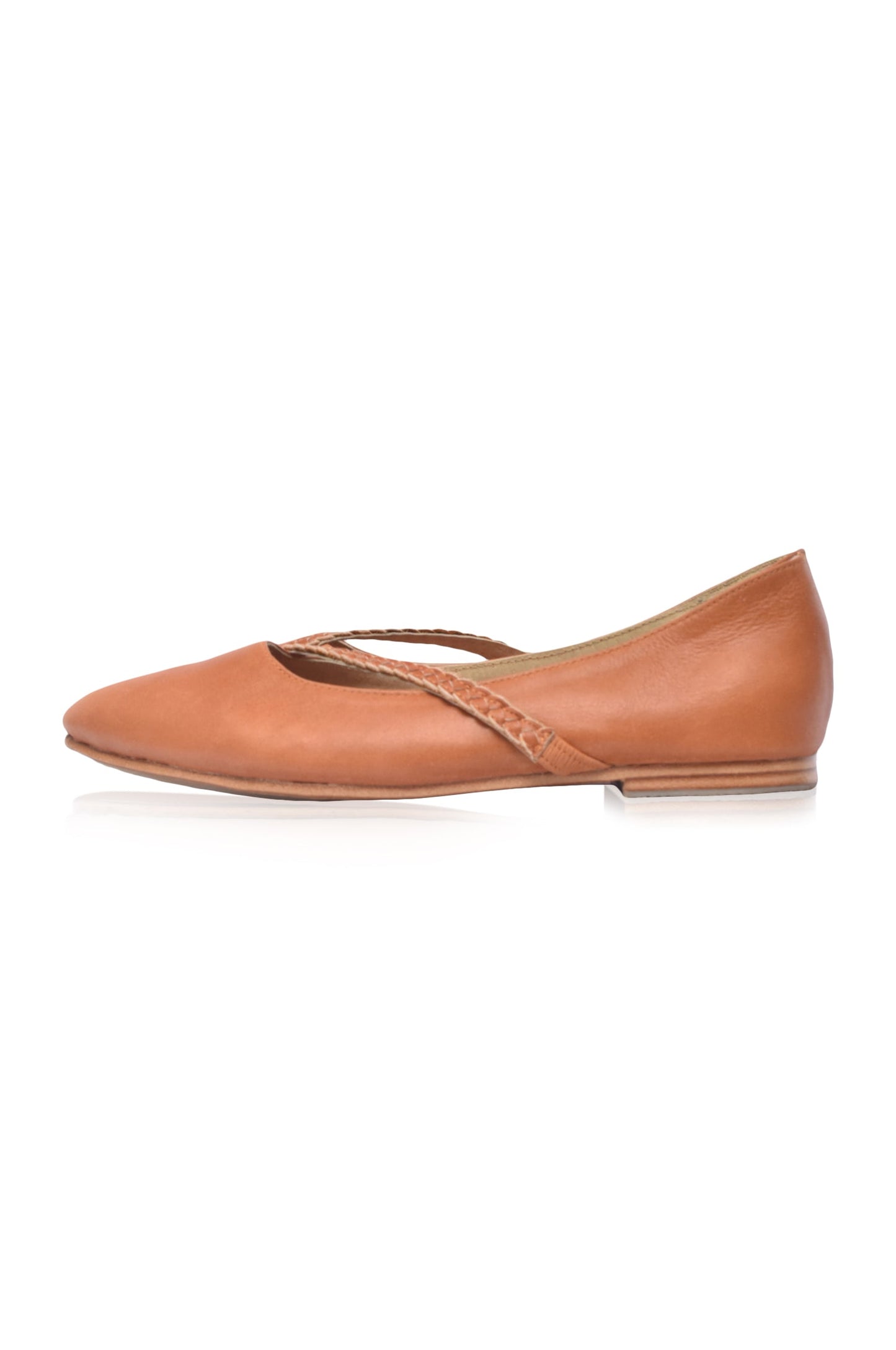 Orenda Elegant Leather Ballet Flats by ELF