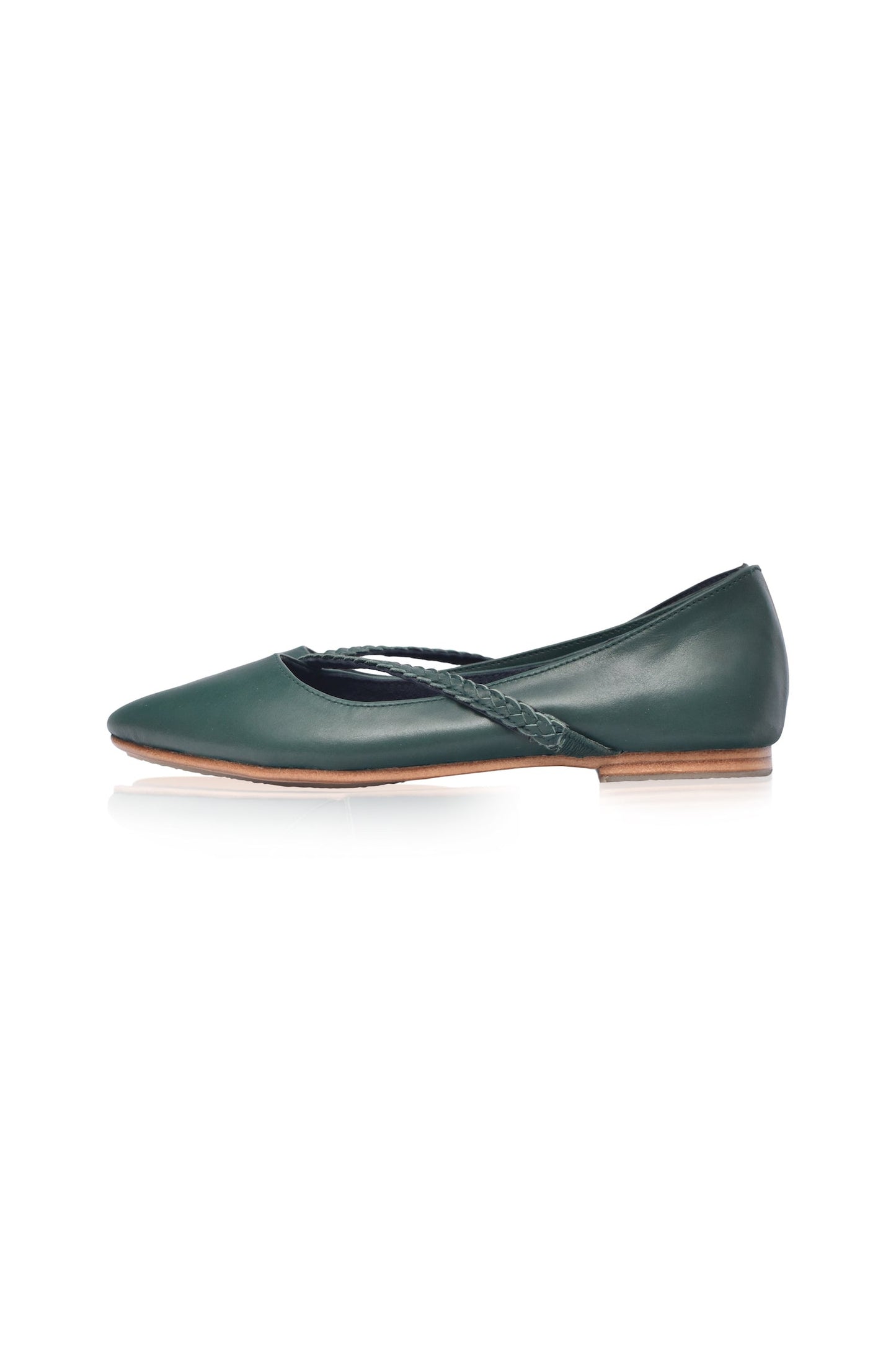 Orenda Elegant Leather Ballet Flats by ELF