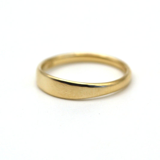 14k Comfortable Gold Ring Handcrafted by VicStoneNYC Fine Jewelry