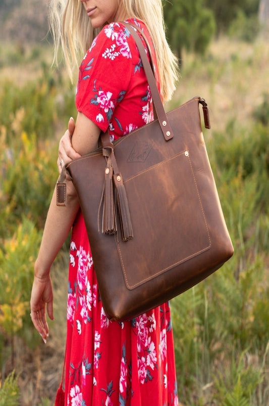 Lifetime Zippered Tote by Lifetime Leather Co