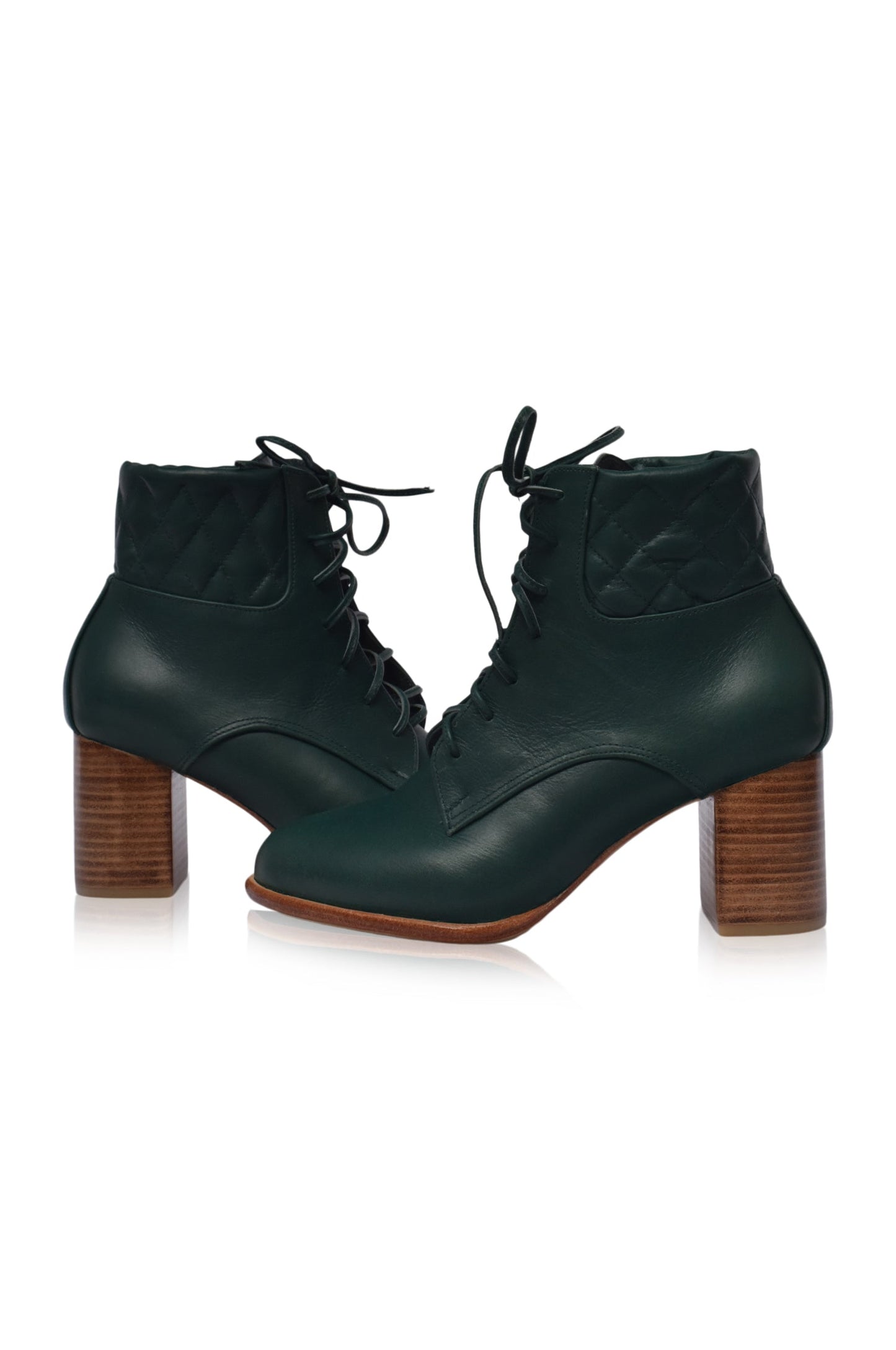 Rising Mara Leather Heel Booties by ELF