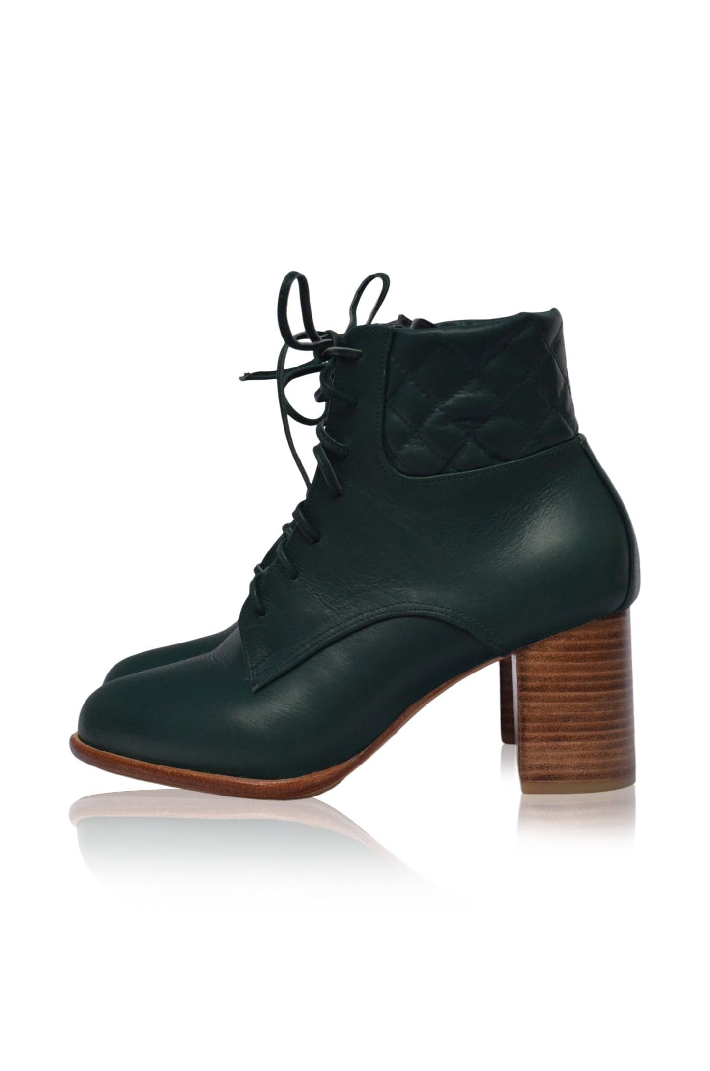 Rising Mara Leather Heel Booties by ELF