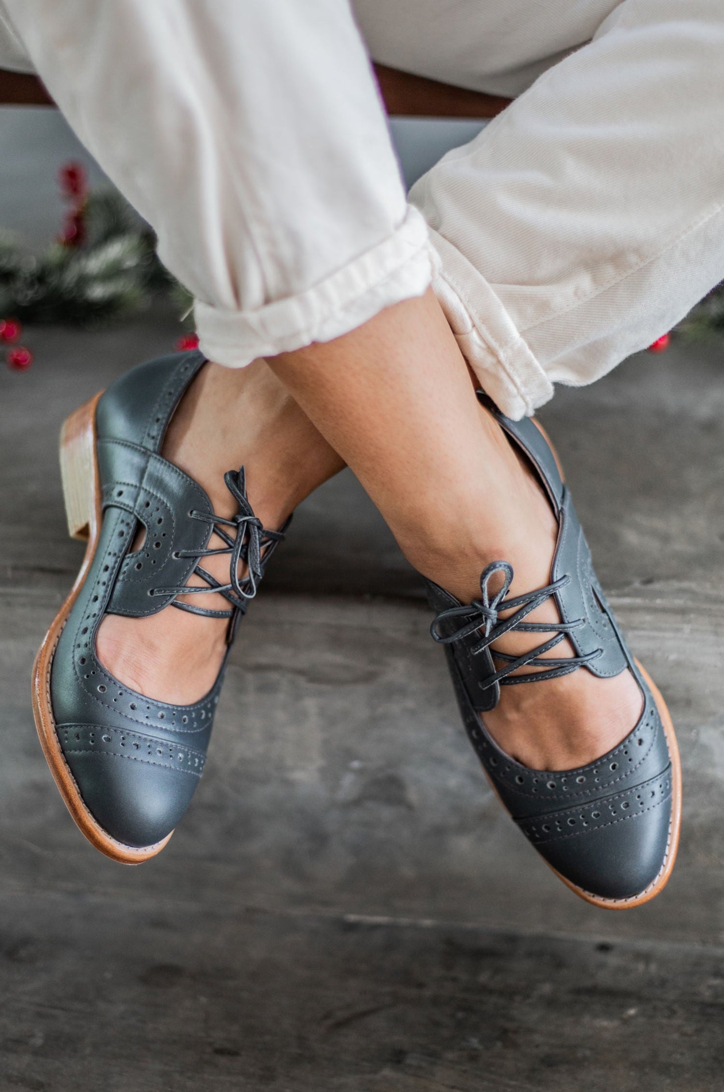 Scandinavia Leather Oxfords by ELF